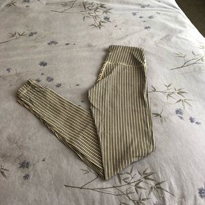 Lululemon Vertical Striped Leggings